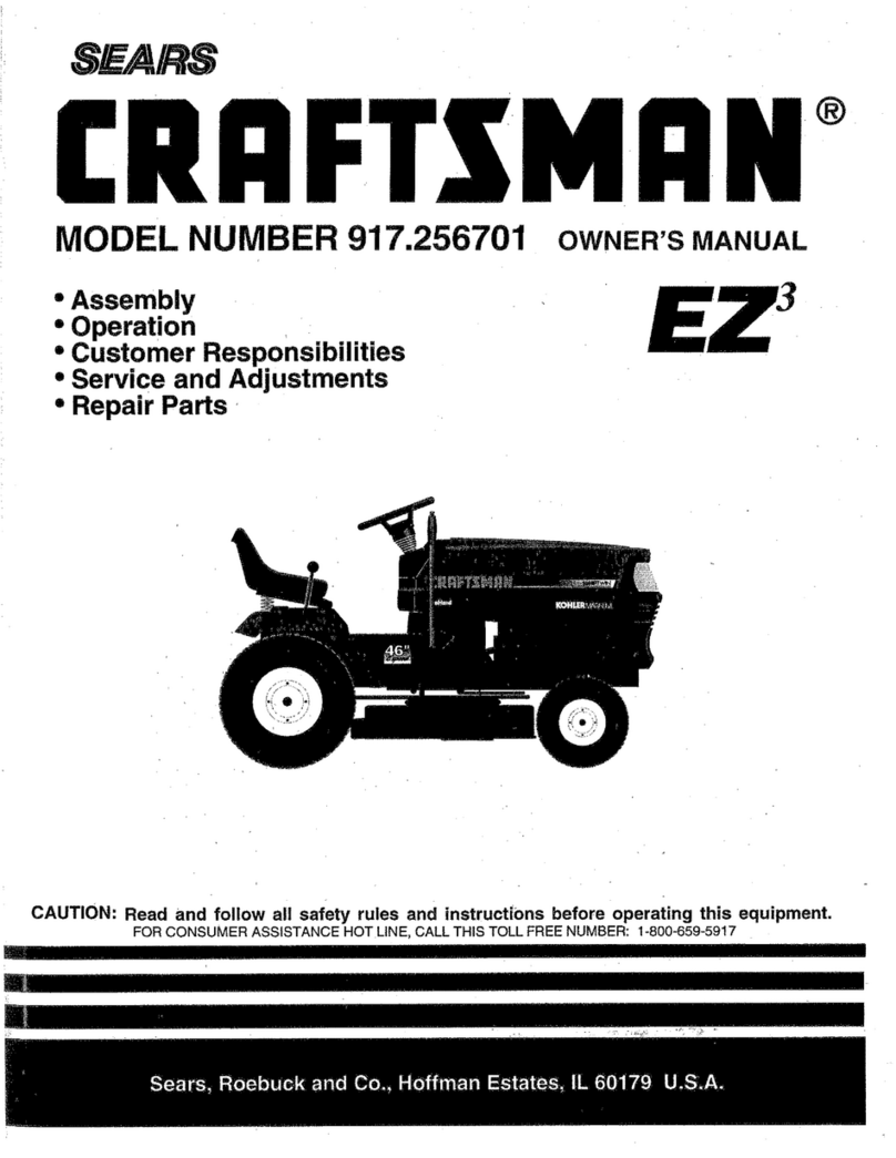 Craftsman EZ3 917.256701 User manual