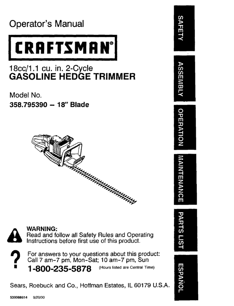 Craftsman 358.795390 User manual
