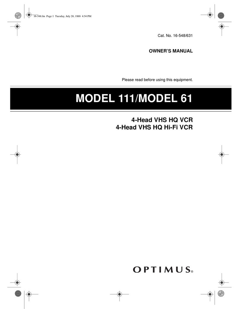 Optimus OPTIMUS 111 owner's manual