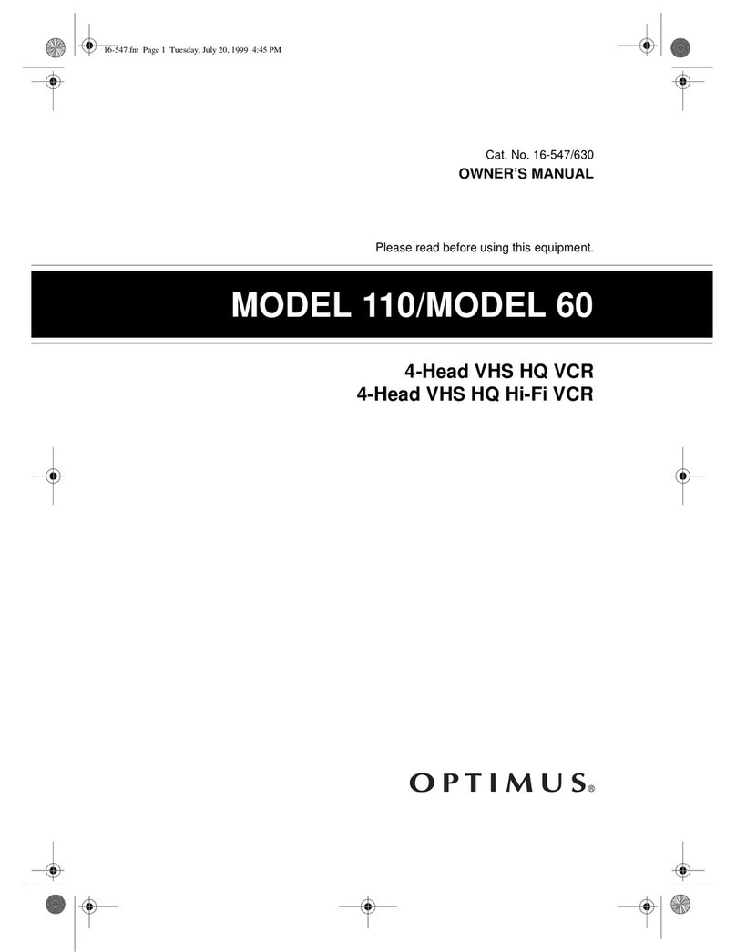 Optimus OPTIMUS 110 User manual