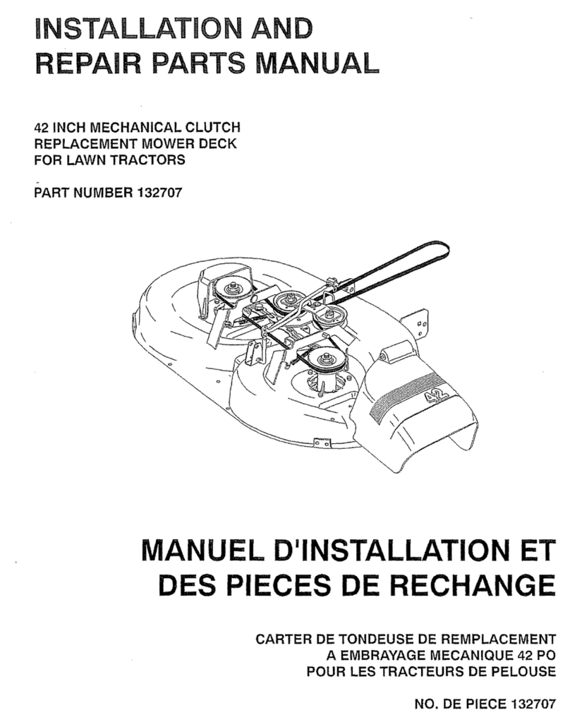 Craftsman 132707 Installation and repair parts manual