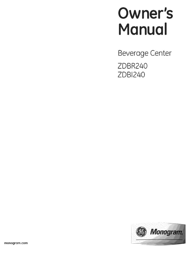 GE Monogram ZDBR240 User manual
