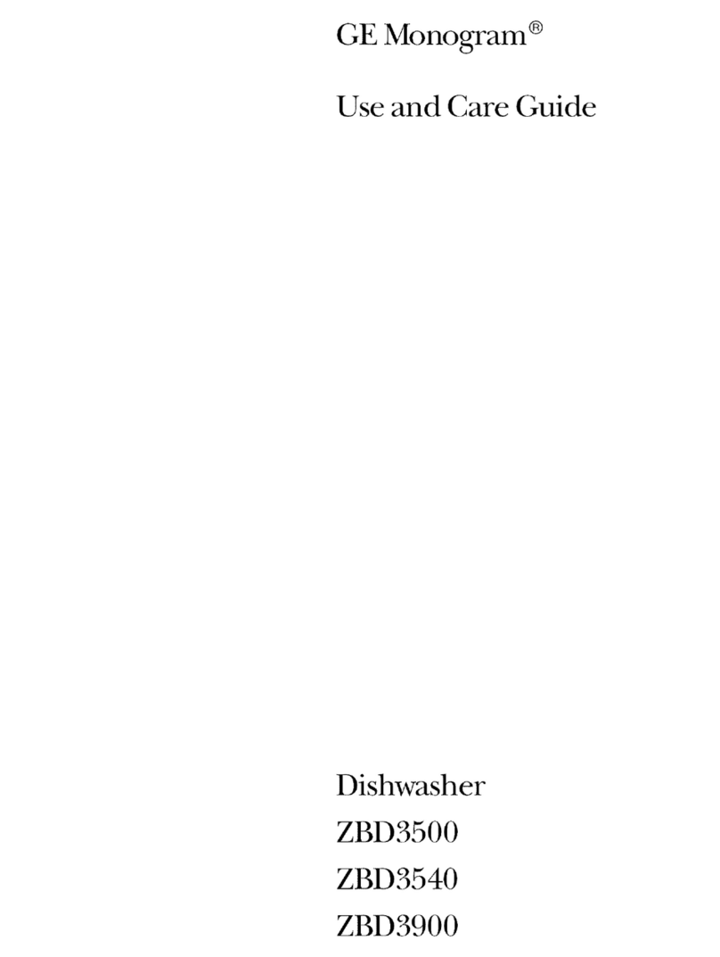 GE Monogram ZBD3500 User manual