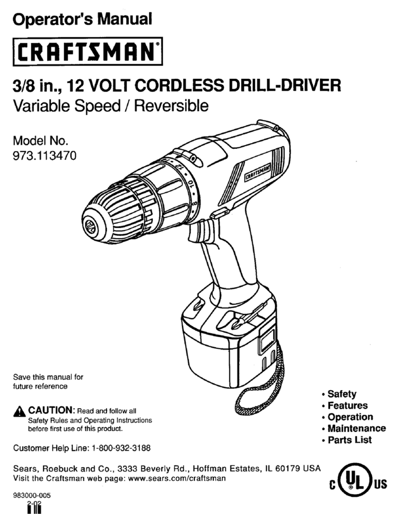 Craftsman 973.113470 Operator's manual