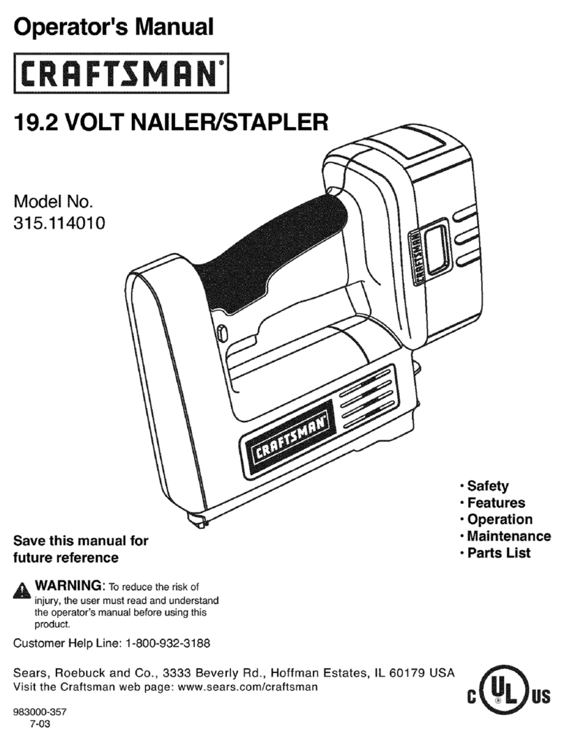 Craftsman 315.114010 Operator's manual