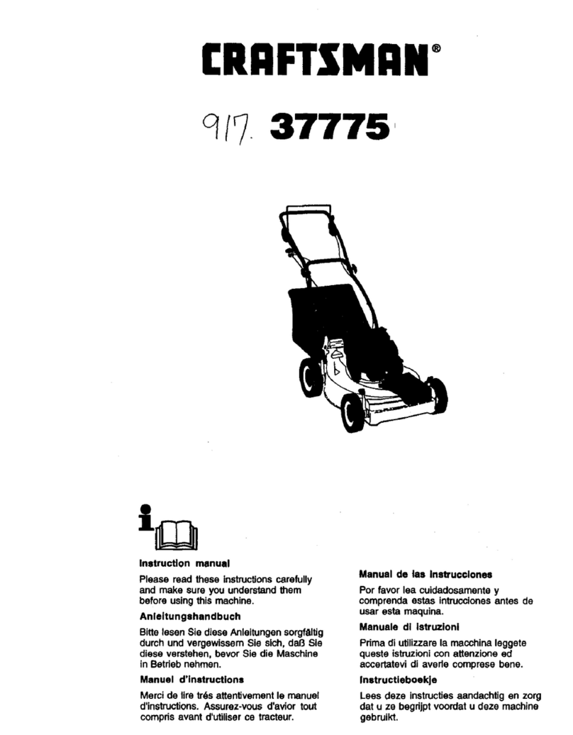 Craftsman 917.37775 User manual Craftsman 917.37775 User manual