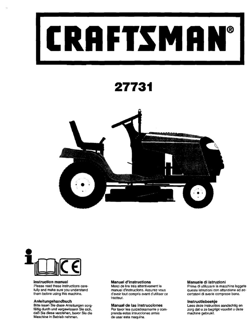 Craftsman 27731 User manual