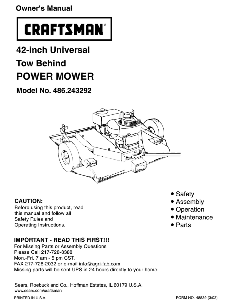 Craftsman 486.243292 owner's manual