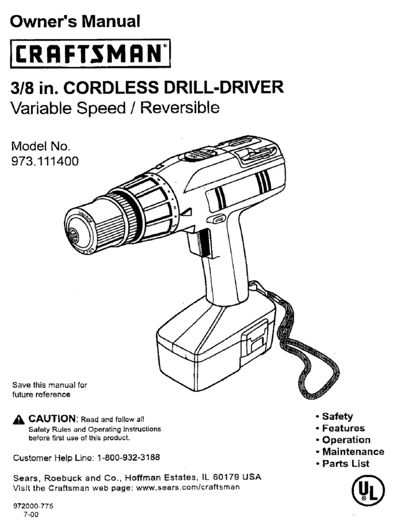 Craftsman 973.111400 User manual