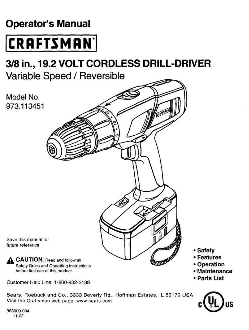 Craftsman 973.113451 User manual