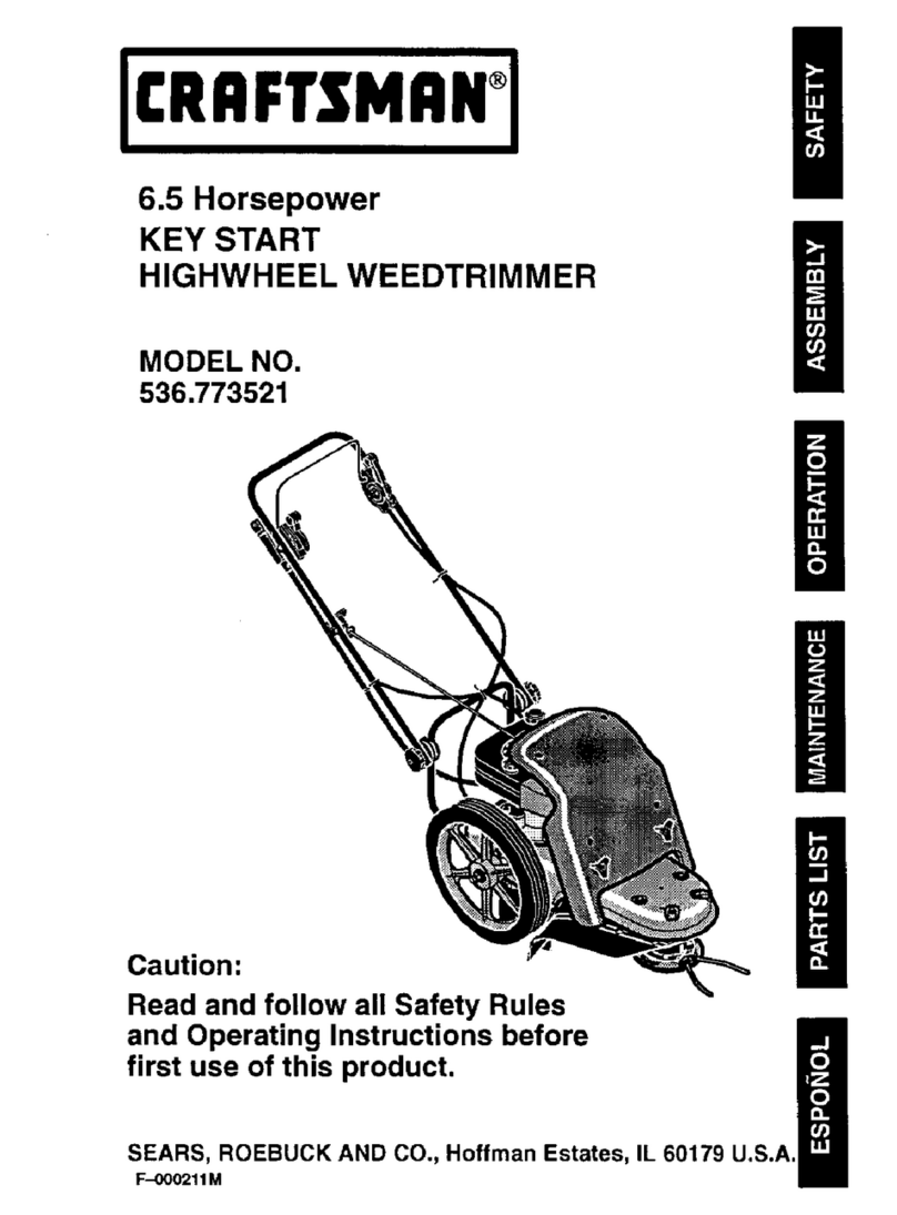 Craftsman 536.773521 operating instructions