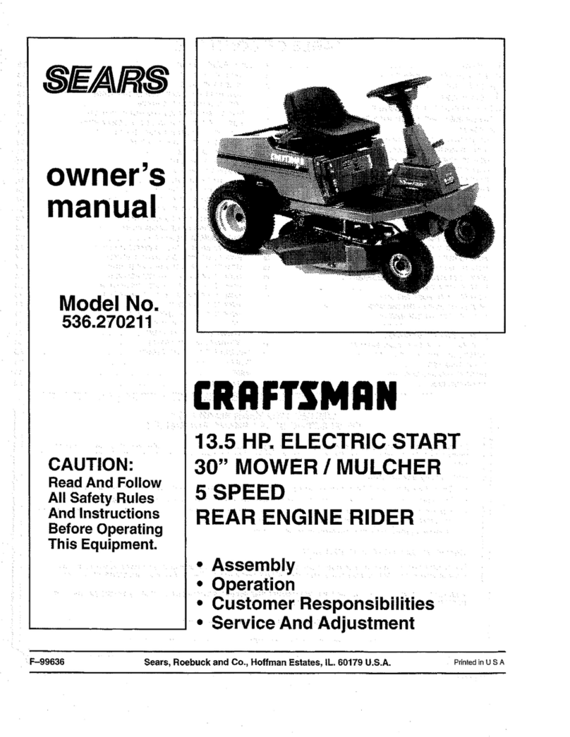 Craftsman 536.270211 User manual