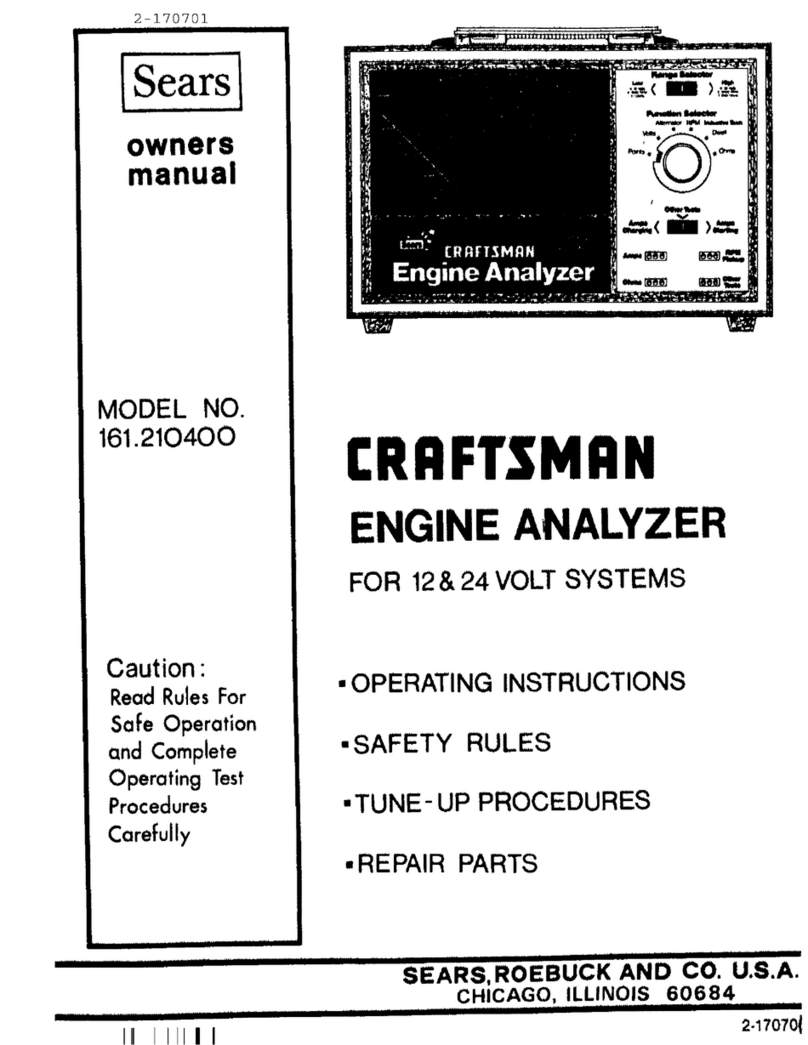 Craftsman 161.210400 User manual