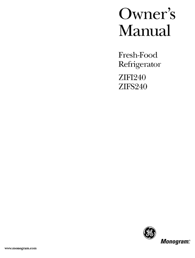 GE Monogram ZIFI240 User manual