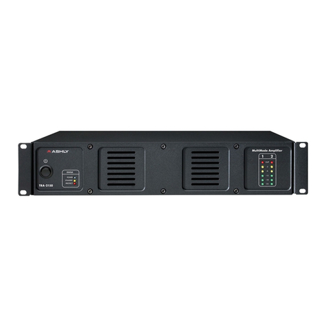 Ashly TRA-Series User manual Ashly TRA-Series User manual