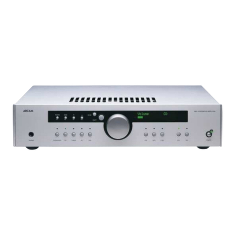 Arcam DiVA A85 User manual Arcam DiVA A85 User manual