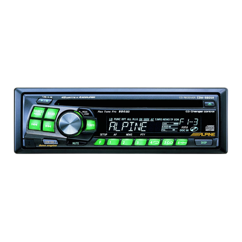 Alpine CDM-9807RB User manual