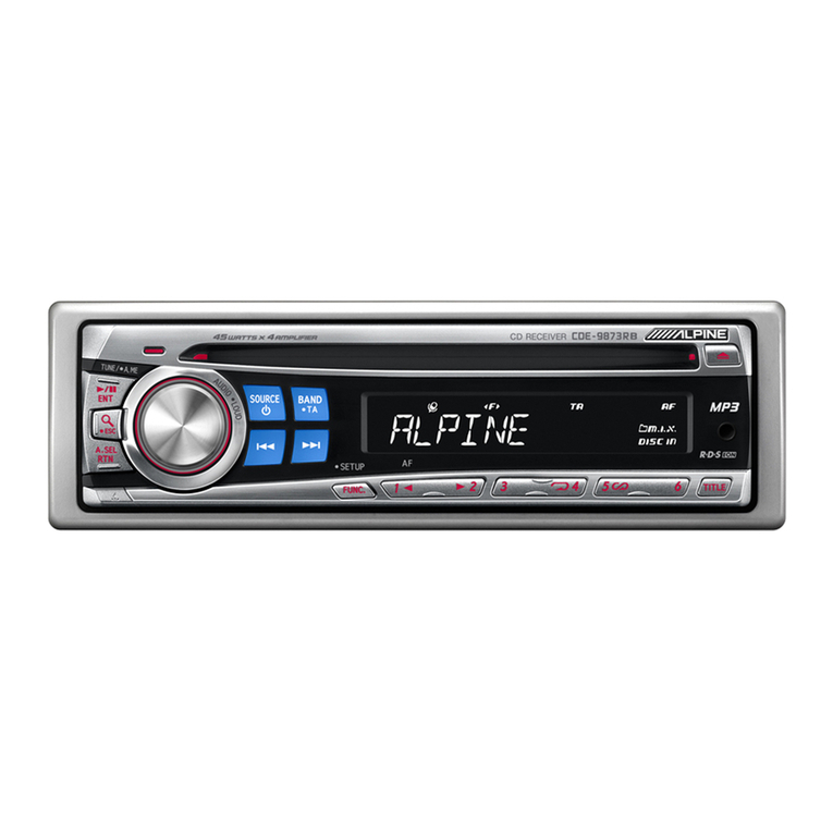 Alpine CDE-9871R User manual