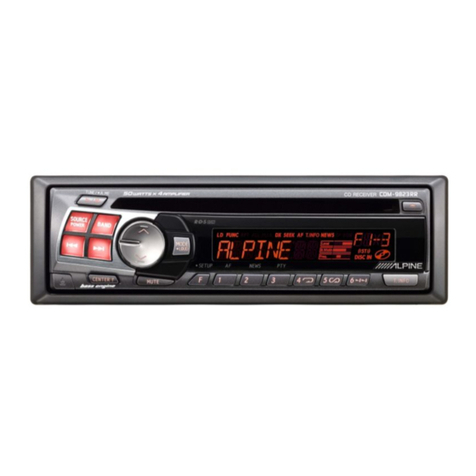 Alpine CDM-9825RB User manual