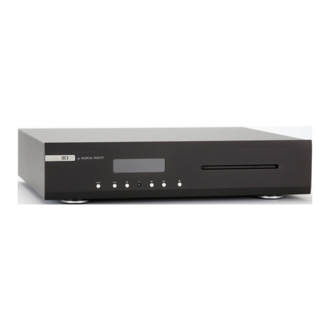 Musical Fidelity M3CD User manual