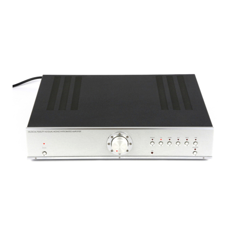 Musical Fidelity A3.2 CR Instructions for use