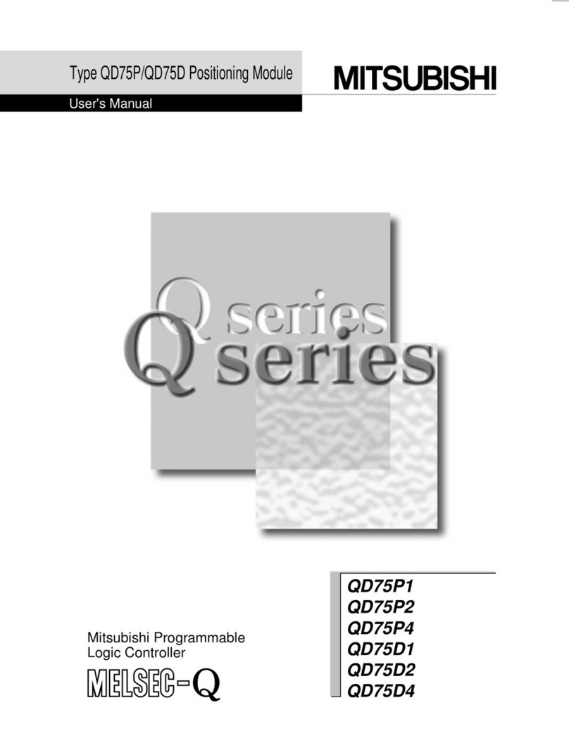 Mitsubishi Melsec-Q QD75P1 User manual