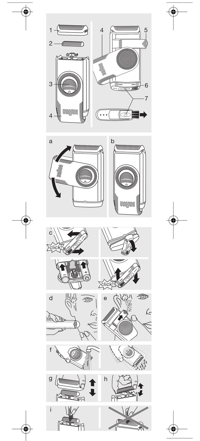Braun shaver User manual Braun shaver User manual