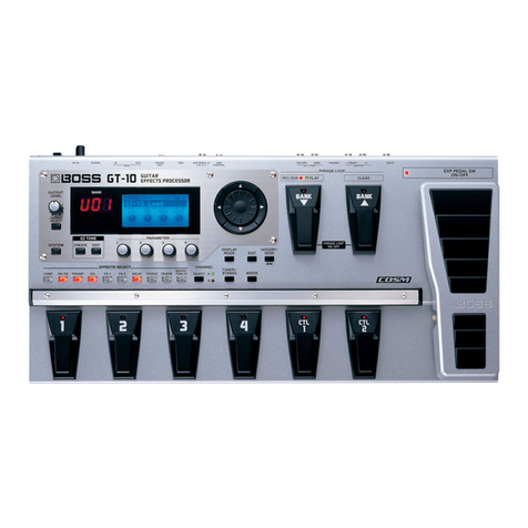 BOSSCO GT-10 User manual