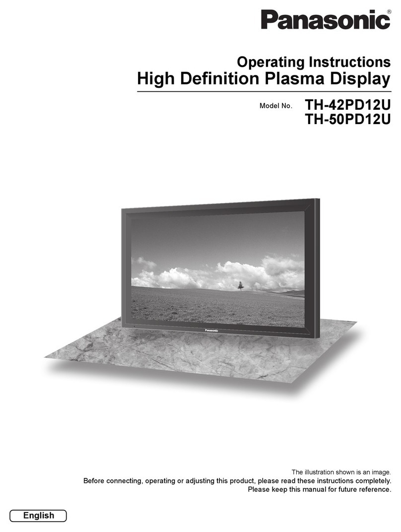 Panasonic TH-42PD12U User manual
