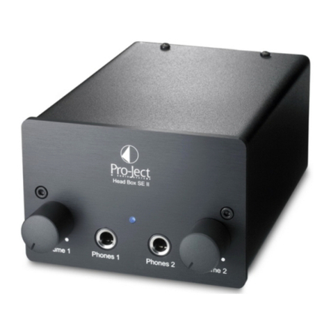 Pro-Ject Audio Systems Head Box SE II Instructions for use