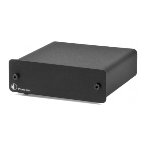 Pro-Ject Audio Systems Phono Box USB Instructions for use Pro-Ject Audio Systems Phono Box USB Instructions for use