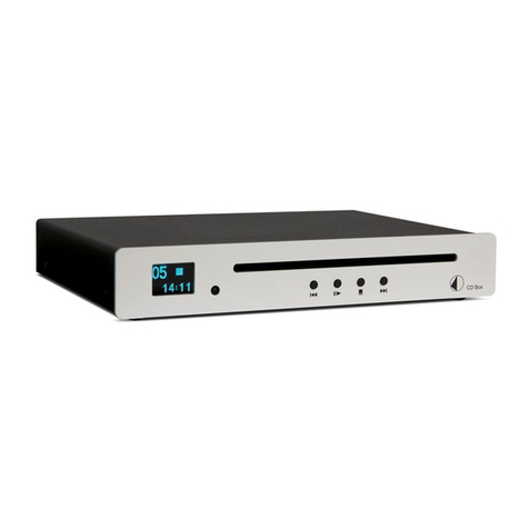Pro-Ject Audio Systems CD Box Instructions for use Pro-Ject Audio Systems CD Box Instructions for use