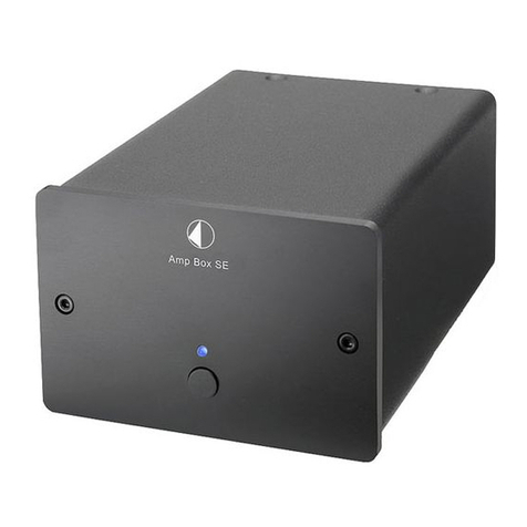 Pro-Ject Audio Systems Amp Box SE User manual