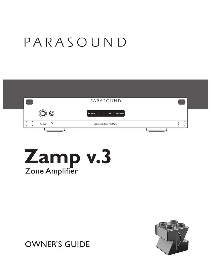 Parasound Zamp v.3 owner's guide