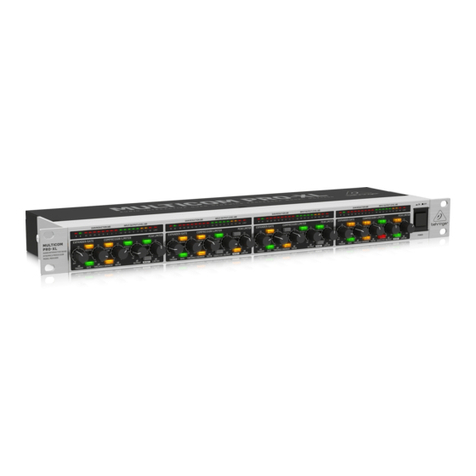 Behringer MULTICOM PRO-XL MDX4600 User manual