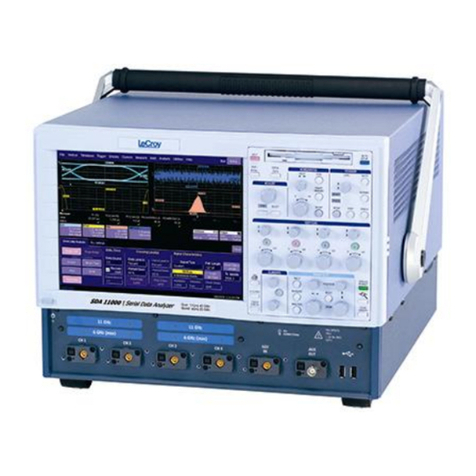 LeCroy SDA User manual