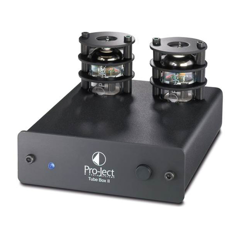 Pro-Ject Audio Systems Tube Box II User manual