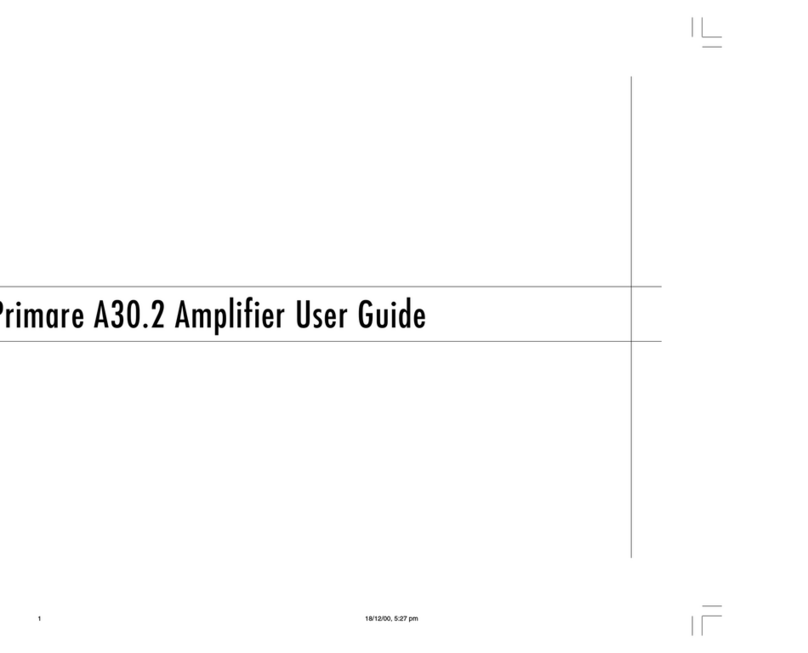 Primare A30.2 User manual