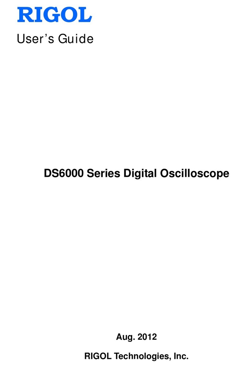 Rigol DS6000 Series User manual