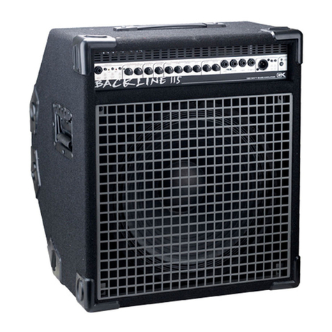 Gallien-Krueger Backline Series  sheet owner's manual