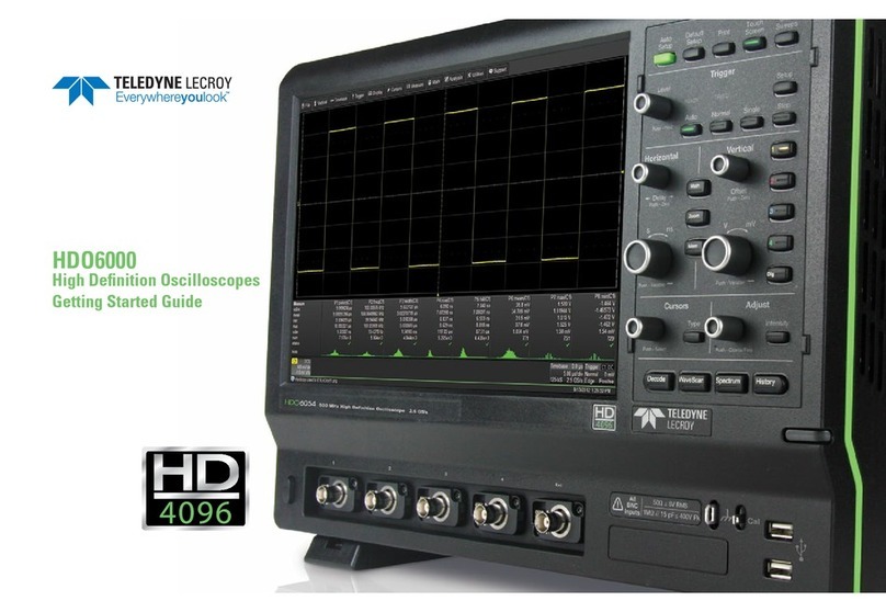 LeCroy HDO6000 User manual