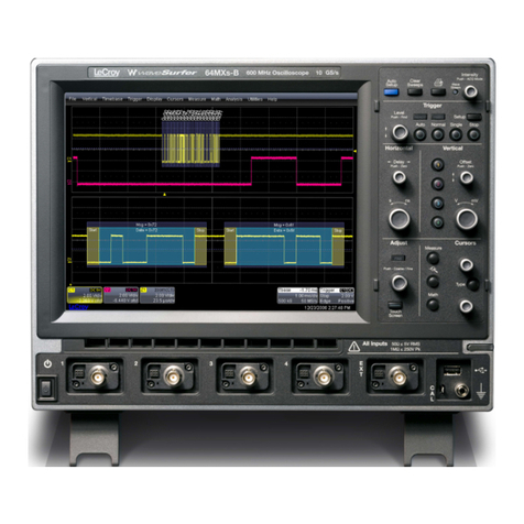 LeCroy WaveSurfer MXs-B Parts list manual