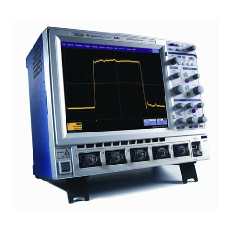 LeCroy WaveRunner XI Series User manual