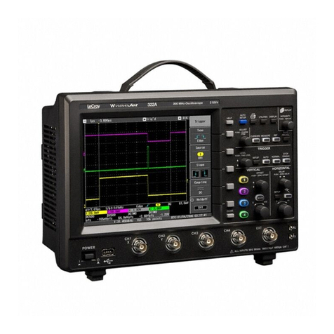 LeCroy WaveJet 300A series Parts list manual LeCroy WaveJet 300A series Parts list manual