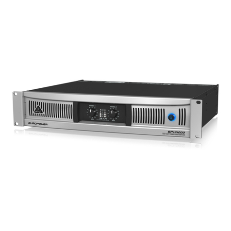 Behringer Europower EPX4000 User manual