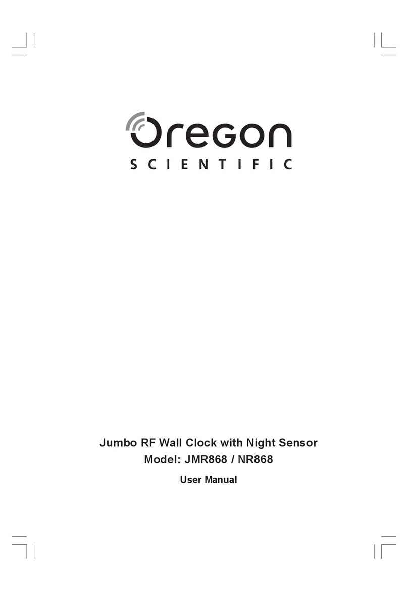 Oregon Scientific JMR868 User manual