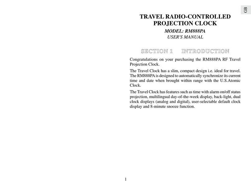 Oregon Scientific RM888PA User manual