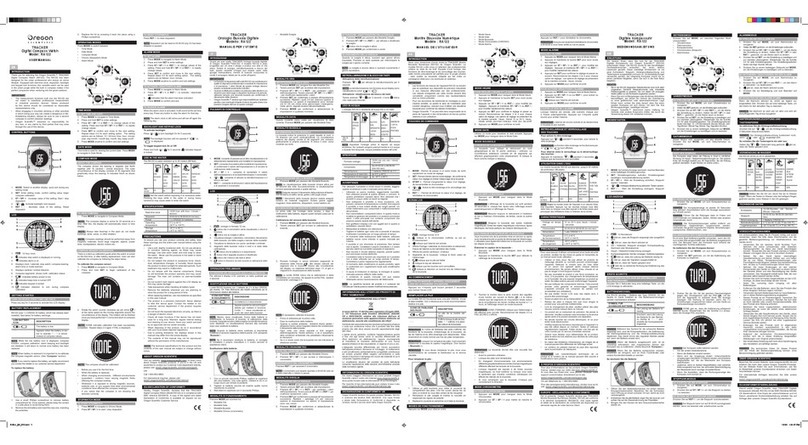 Oregon Scientific RA122 user manual