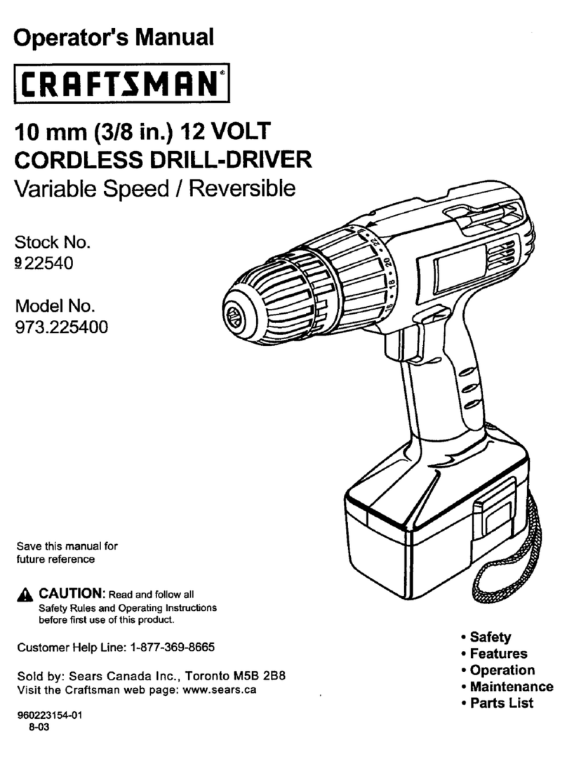 Craftsman 973.225400 User manual