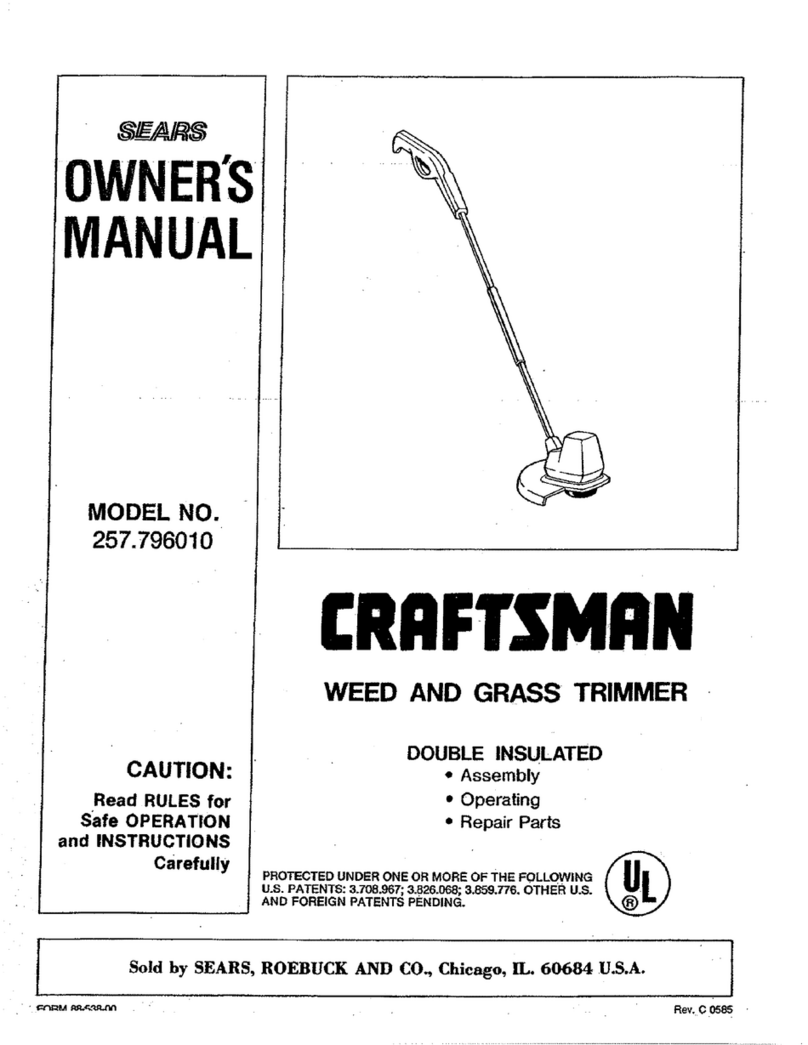 Craftsman 257.796010 owner's manual